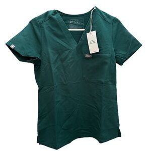 Figs Forest Green Catarina Scrub Top